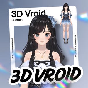 Custom 3D VTuber Model: Convert Live2D VTuber for Vroid, VRchat, Avatar, Anime, Unity, Rigging