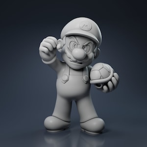Super Mario Charaktere 3D STL Datei für 3D Drucker, Action Figur, 3D Modell Druck Geschenk, Zubehör, Spielzeug, Hobby, Basteln