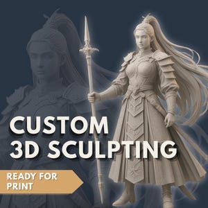 Custom 3D Modeling Service: Character & Object Design (STL, 3MF, OBJ)
