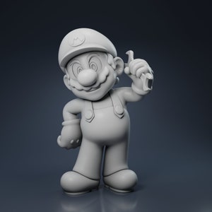 File STL 3D dei personaggi di Super Mario per stampante 3D, action figure, modello 3D, regalo di stampa, accessori, giocattoli, hobby, artigianato