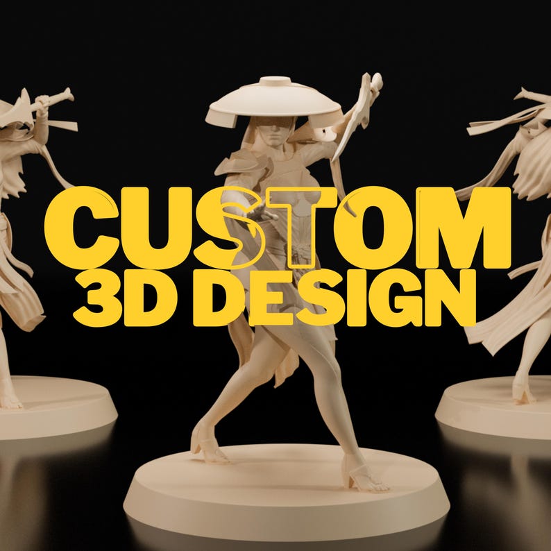 Custom 3D Character Model Design, Anime, Cartoon, (STL, OBJ) - Etsy
