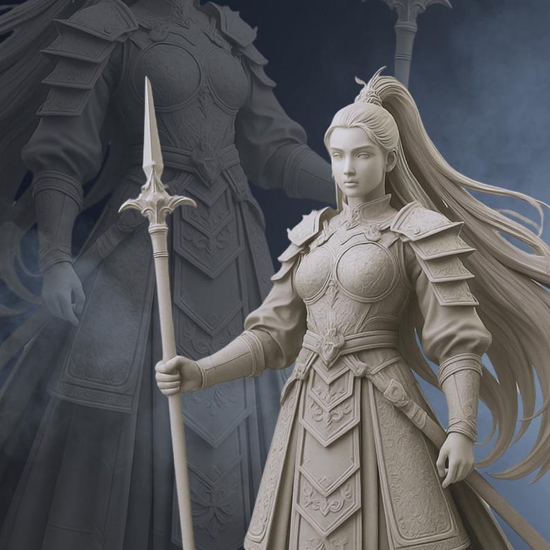 Custom 3D model of a male action figure designed for 3D printing. Detailed sculpt with cape, armor, and weapons. Perfect for CUSTOM Cute 3D, Game Asset, Toys and Collectibles, or Character Modelling for Miniatures. Great for Convert 2D to 3D projects and Custom 3D Models for Action Figure. Ideal for Humans & Creatures design and 3D Modeling for 3D Printing in STL, OBJ, or Blender format.