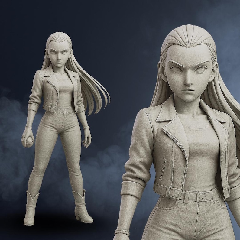 Custom 3D model of a male action figure designed for 3D printing. Detailed sculpt with cape, armor, and weapons. Perfect for CUSTOM Cute 3D, Game Asset, Toys and Collectibles, or Character Modelling for Miniatures. Great for Convert 2D to 3D projects and Custom 3D Models for Action Figure. Ideal for Humans & Creatures design and 3D Modeling for 3D Printing in STL, OBJ, or Blender format.