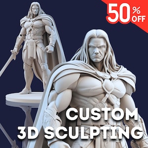 Custom 3D Character Modeling for Printing | 3D Rendering, Designing | STL, 3MF, OBJ File