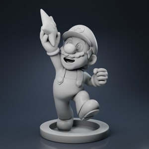 File STL 3D dei personaggi di Super Mario per stampante 3D, action figure, modello 3D, regalo di stampa, accessori, giocattoli, hobby, artigianato