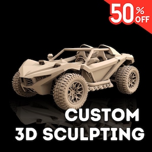 Custom 3D Modeling Service: Character & Object Design (STL, 3MF, OBJ)