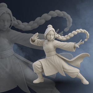 Custom 3D model of a male action figure designed for 3D printing. Detailed sculpt with cape, armor, and weapons. Perfect for CUSTOM Cute 3D, Game Asset, Toys and Collectibles, or Character Modelling for Miniatures. Great for Convert 2D to 3D projects and Custom 3D Models for Action Figure. Ideal for Humans & Creatures design and 3D Modeling for 3D Printing in STL, OBJ, or Blender format.