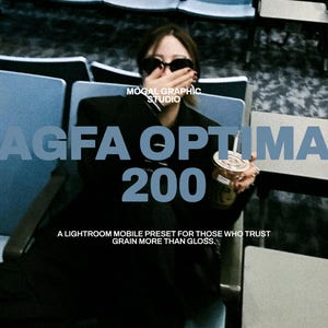 Agfa Optima 200 Inspired Tones | Lightroom Mobile Preset | Desktop Preset | Travel Photos Preset | Vintage Retro Filter | 90s Film Camera