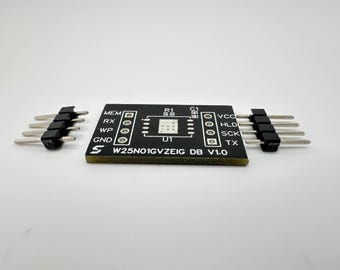 Placa de expansión Flash NAND SPI Winbond W25N01GVZEIG, paquete de 2 con pines de encabezado / 1 GB compatible con Arduino