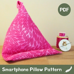 Smartphone Pillow Sewing Pattern • PDF Digital Download • Simple & Easy • Beginner Friendly