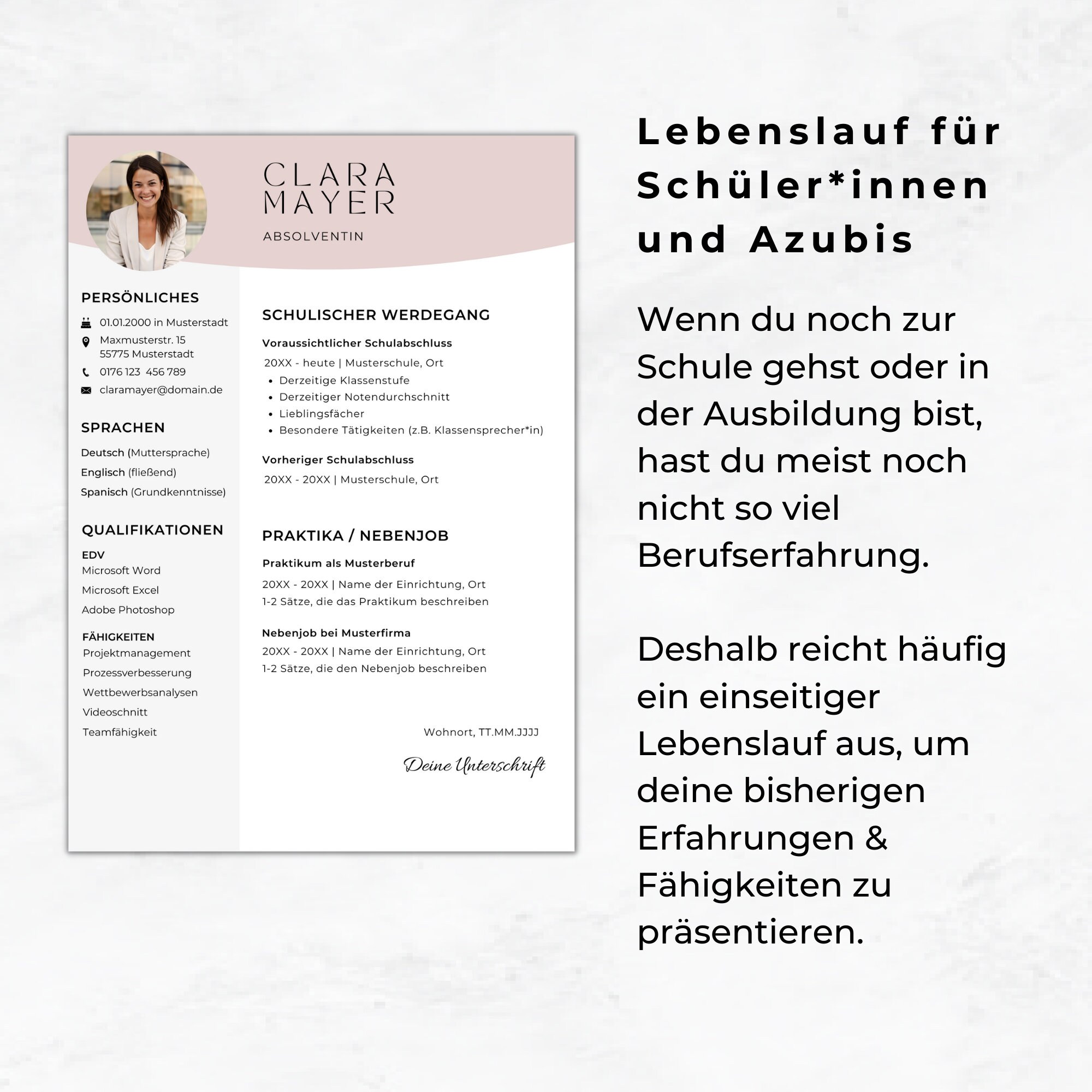 CV, Application Templates, CV Template, CV Template, Curriculum Vitae ...