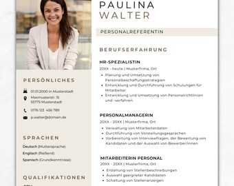 May include: A resume for Paulina Walter, a Human Resources Specialist. The resume lists her work experience, skills, and education. The resume is formatted with a clean, modern design.