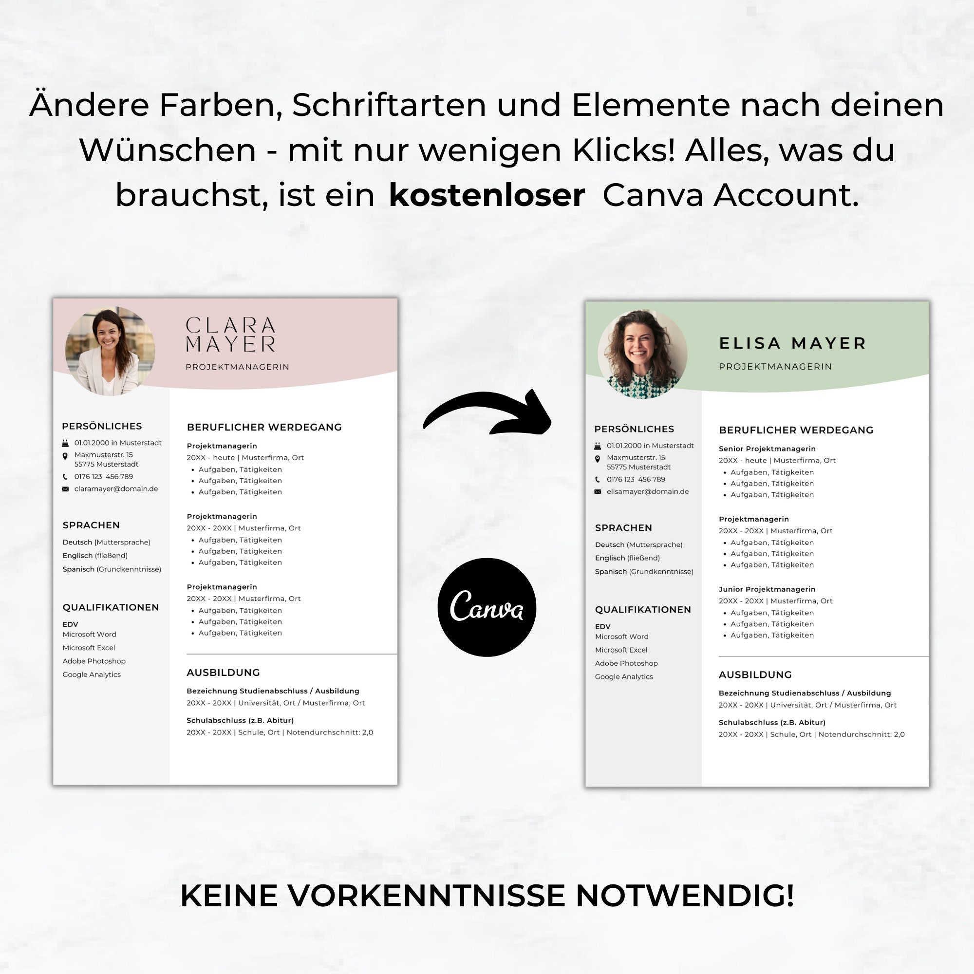 CV, Application Templates, CV Template, CV Template, Curriculum Vitae ...