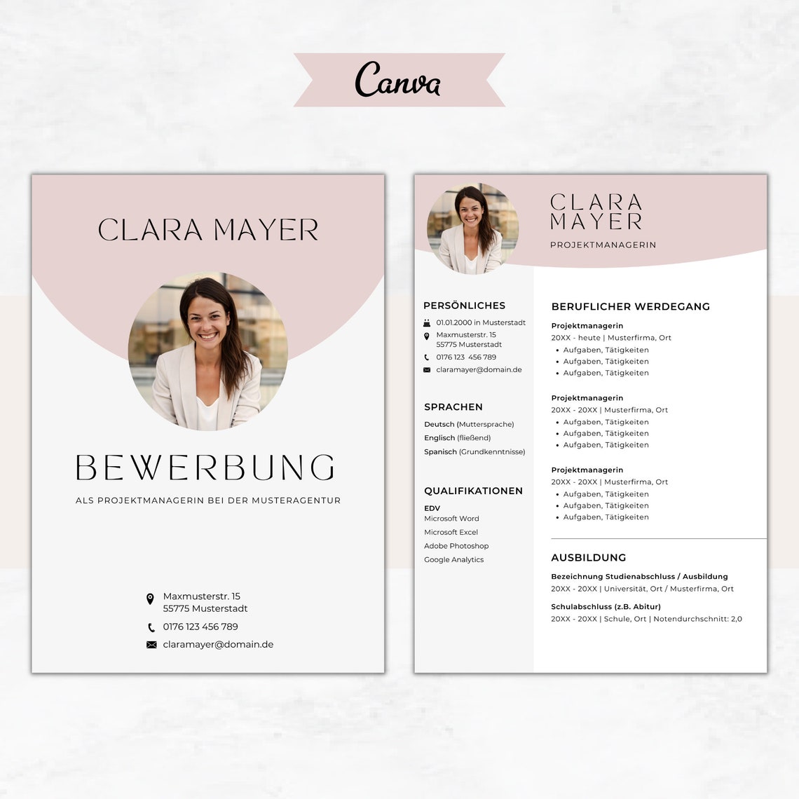 CV, Application Templates, CV Template, CV Template, Curriculum Vitae ...