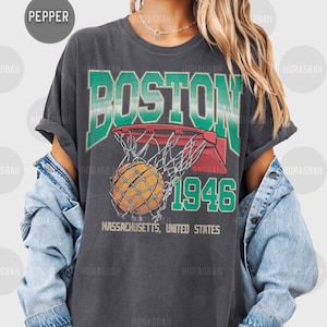 Vintage Boston Basketball Shirt, Sweatshirt , Basketball Comfort Colors shirt, Classic 90s Graphic Tee, Unisex, Fan Gift