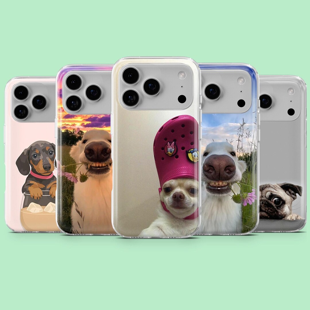 Funny Dog Phone Case Silly Animal Meme Cover for Google Pixel 10, 10pro ...