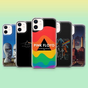 Pink Floyd telefoonhoesje jaren 1970 rockband cover voor iPhone 16, 16Pro, 15, 14, 13, 12, Samsung S25, S24Fe, S23, A16, A56, A35, Pixel 9A, 8Pro, 7