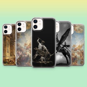 Vintage Greece Phone Case Greek Mythology Cover for iPhone 16, 16Pro, 15, 14, 13, 12, Samsung S25, S24Fe, S23, S22, A16, A56, Pixel 9Pro, 8A