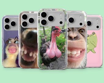 Cover per telefono Cringe Ugly Divertente Regalo per iPhone 17, 17Pro, 16, 15, 14, 13, Samsung S25, S24Fe, S23, S22, A16, A56, Pixel 10Pro, 9A, 8A, 7