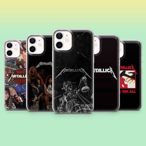 Metallica Handyhülle Metal Band Kill em All Cover für iPhone 16, 16Pro, 15, 14, 13, 12, Samsung S25, S24, S23, A16, A56, A35, Pixel 9A, 8Pro