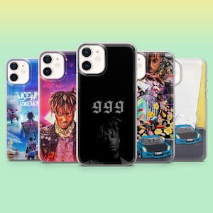Custodia per telefono Juice WRLD, Juice World LLJ 999, per iPhone 16, 16Pro, 15, 14, 13, 12, Samsung S25, S24Fe, S23, A16, A56, A35, Pixel 9A, 8Pro