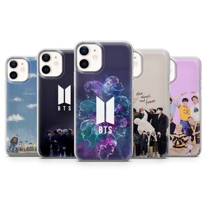 Süße BTS Handyhülle BTS Army Kawaii KPop Cover für iPhone 16, 16Pro, 15, 14, 13, 12, Samsung S25, S24Fe, S23, A16, A56, A35, Pixel 9A, 8Pro