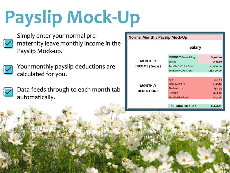 Maternity Pay Calculator 202324 Etsy