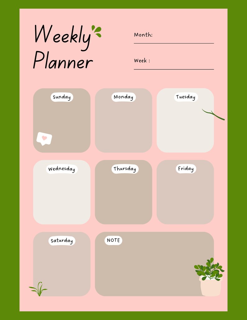 Most Popular Weekly Planners