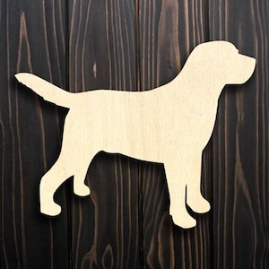 Dog - Laser Cut Out Unfinished Wood Craft Shape DOG50 Dog - Laser Cut Out Unfinished Wood Craft Shape DOG50
