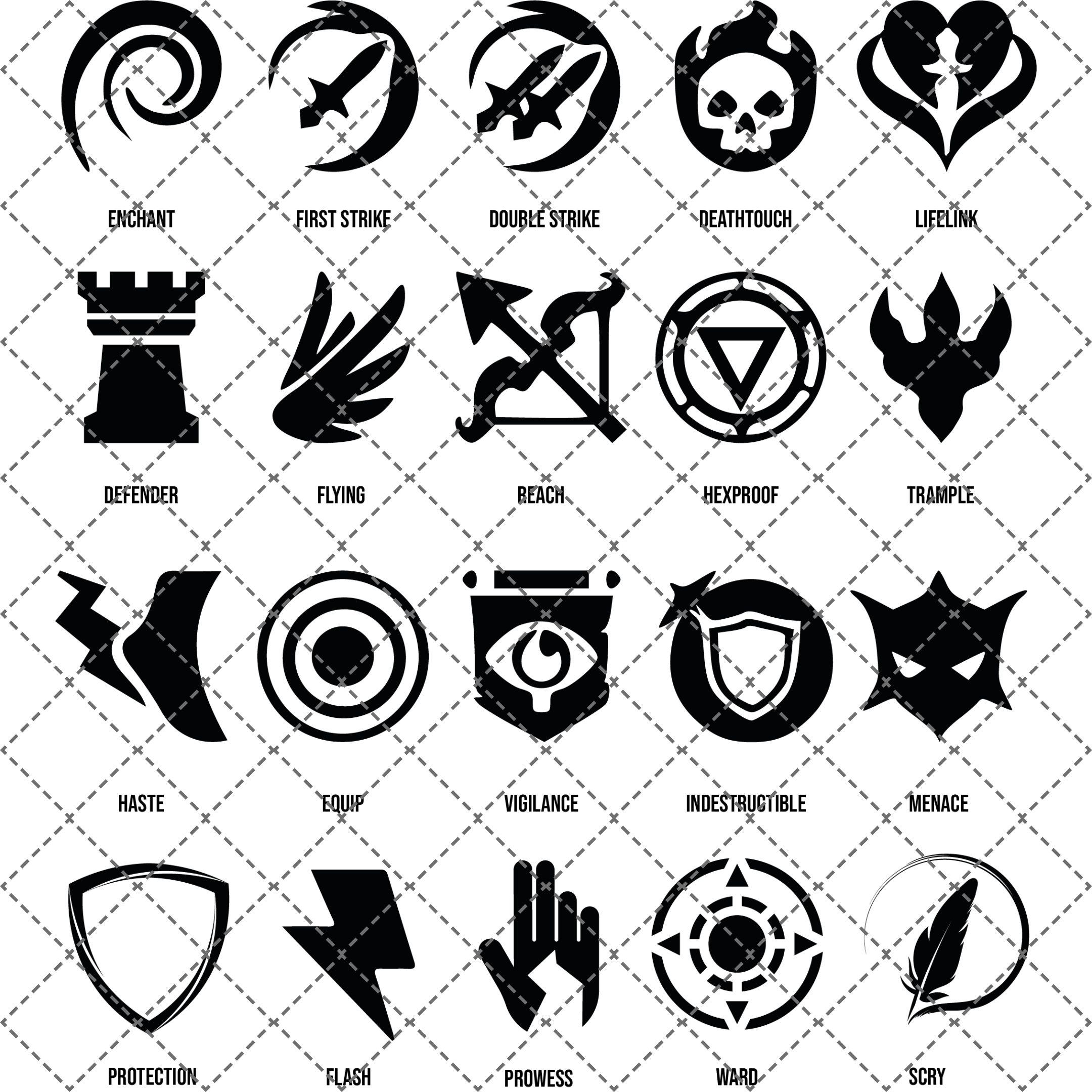 mtg card icons What do the symbols on this land card mean?