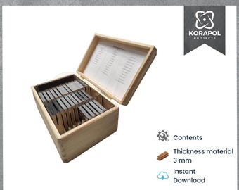 Laser Cut Hero Realms Insert Chest | Hero Realms Accessories | Board Game Accessories | Hero Realms All Expansions Storage Box | TCG | LCG