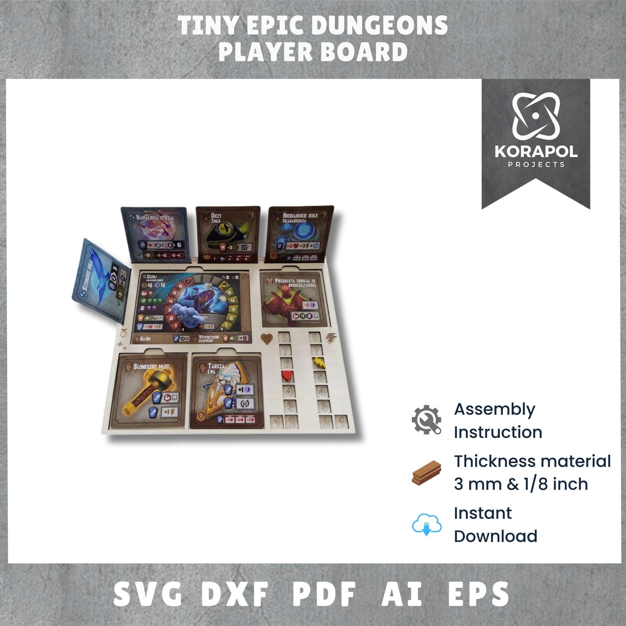 Feldherr Organizer Per Tiny Epic Zombies - Scatola Gioco Da Tavolo - Porta Pedine E Carte In Plastica Stampata 3D - Accessorio Per Organizzare Gioco E Promo - Fatto In Germania