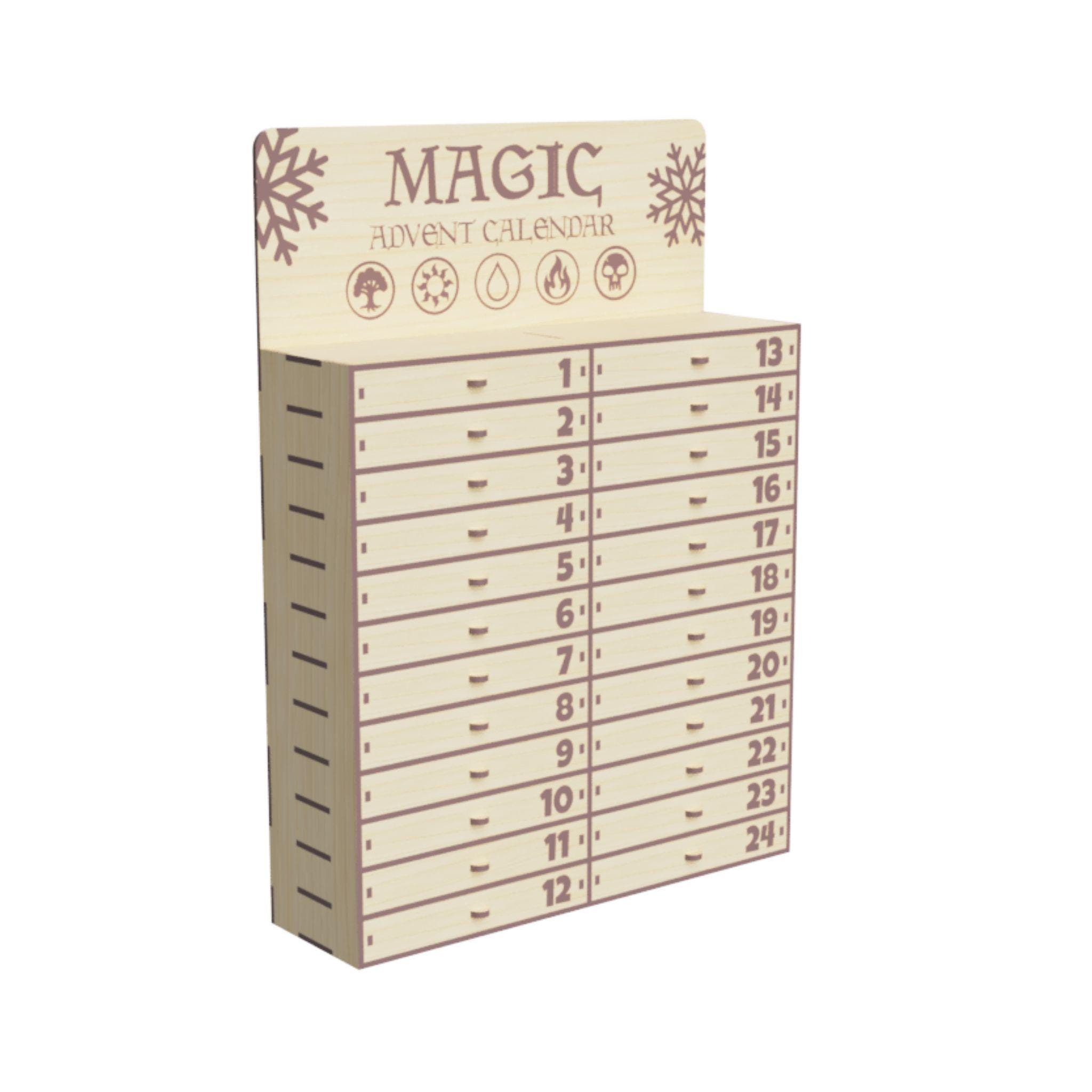 Christmas Magic Booster Advent Calendar MTG 2025, Gift, Storage ...
