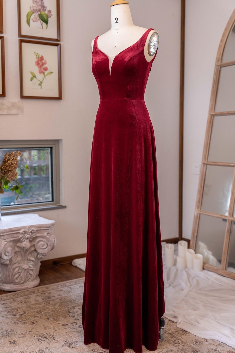 a dress on a mannequin in a room