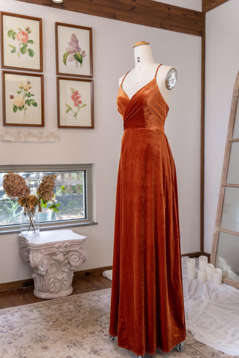 a dress on a mannequin in a room