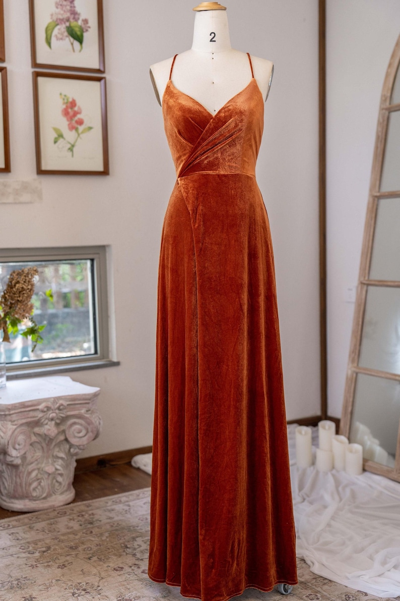 a dress on a mannequin in a room
