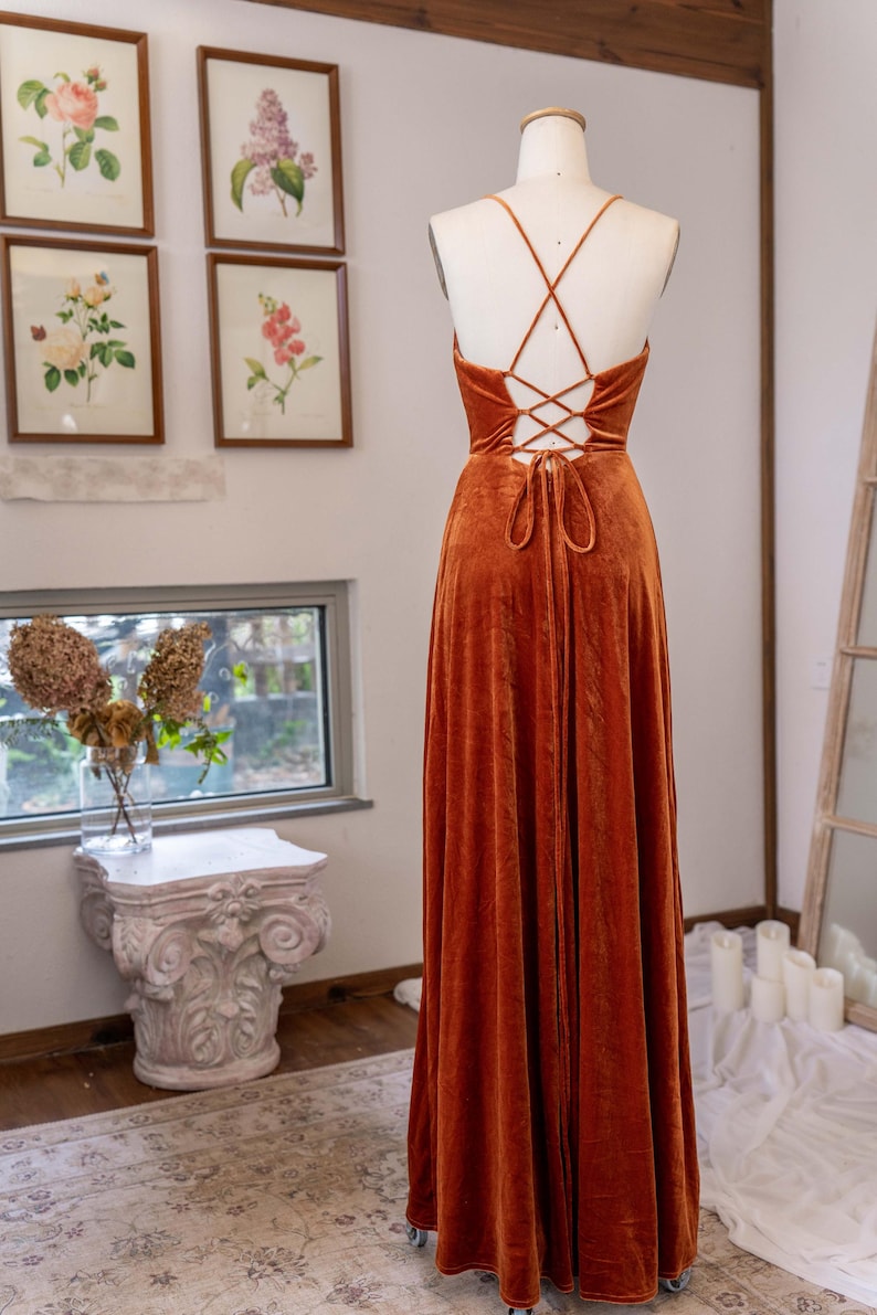 a dress on a mannequin in a room