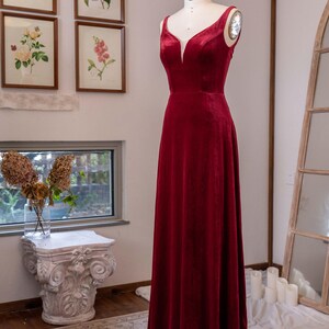 a dress on a mannequin in a room