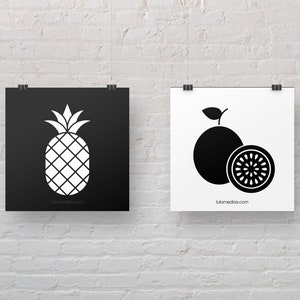 Contrasting Images - Fruits & Vegetables
