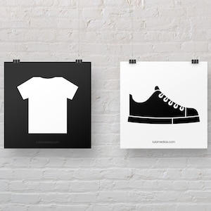 Images contrastées - Les vêtements