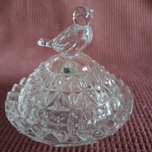 Hofbauer byrdes crystal trinket box