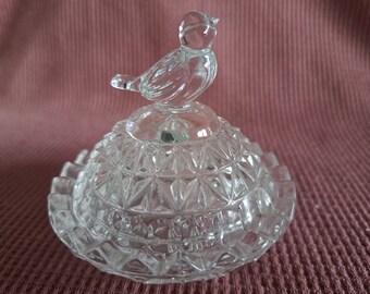 Hofbauer byrdes crystal trinket box