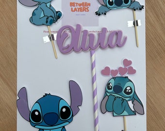 Stitch cake topper