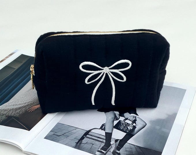 Cherry Bowtiful Travel Cosmetic Case With Handle