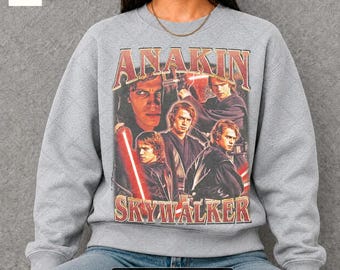 Anakin Skywalker Star Wars, shirt prequel-trilogie, T-shirt The Chosen One, comfortabele kleuren, uniseks identiteitsbewijs