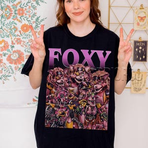 Foxy Five Nights At Freddy&#39;s Scary Animatronic Shirt, Comfort Colors Unisex