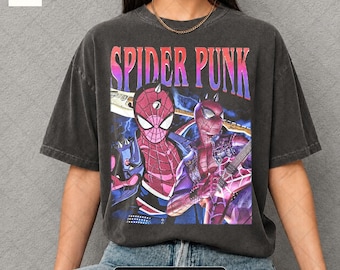 Hobie Brown  Spider-Verse Shirt, Punk Rock Superhero Tee, Comfort Colors ID