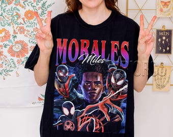 Miles Morales Spider-Verse Shirt,Comic Book Tee, Animated Hero Shirt, Comfort Colors Unisex ID