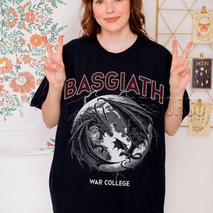 Basgiath War College Shirt,Riders Quadrant Shirt, Fourth Wing Fan Tee, Comfort Colors Unisex