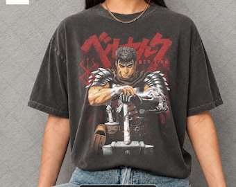 Berserk Anime T-Shirt: Retro 90's Unisex Comfort Colors Tee ID